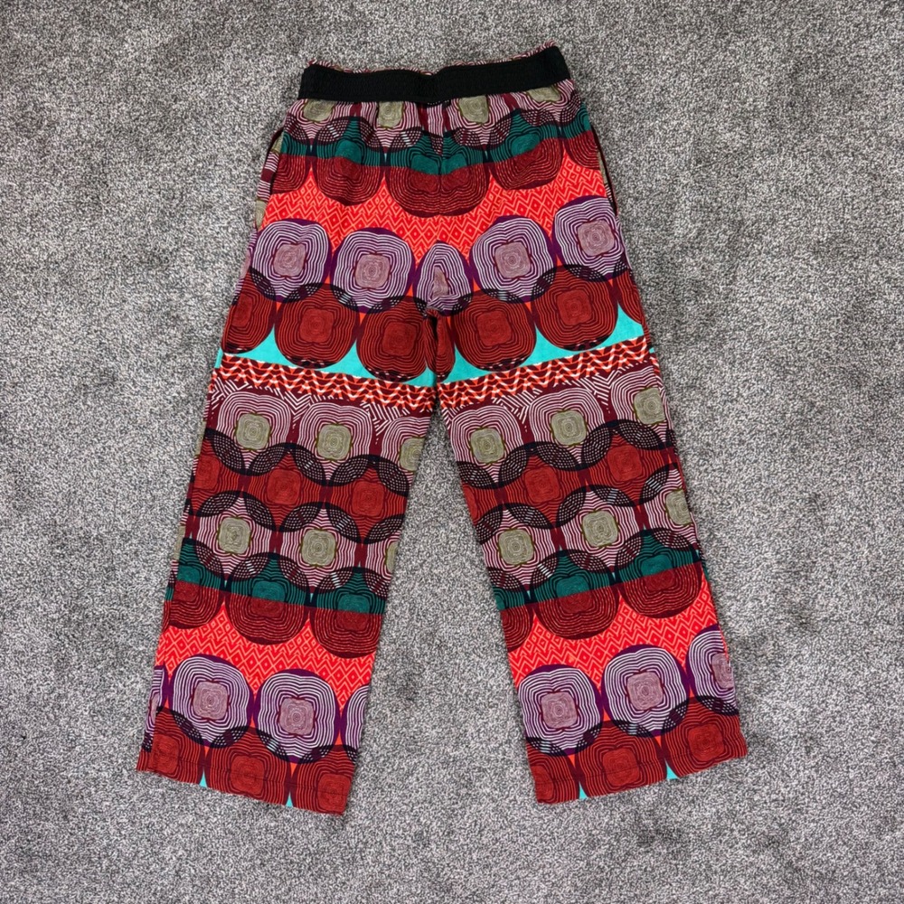 Maeve Anthropologie Womens Medium Abstract Geometric Print Wide Leg Lounge Pants - Picture 2 of 12